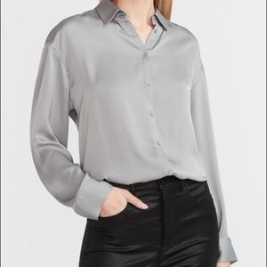 Express Oversized Women’s Button Up